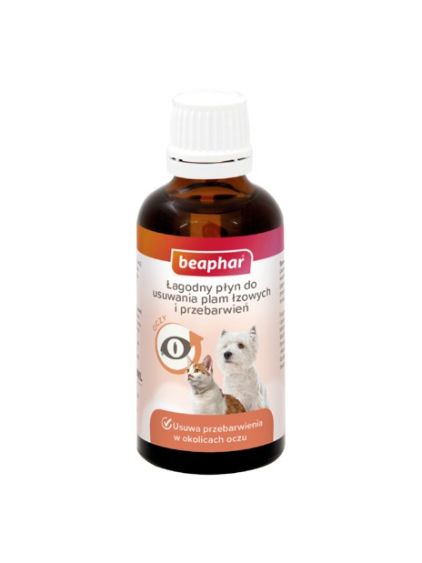 Beaphar Łagodny płyn do usuwania plam łzowych 50ml