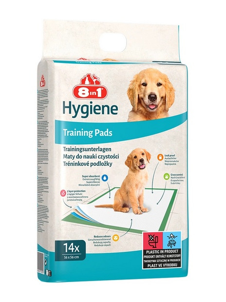 8in1 Mata absorbująca Training Pads 56x56cm - małe opakowanie 14szt