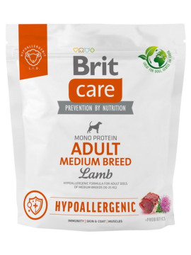 Brit Care Hypoallergenic Adult Medium Lamb 1kg