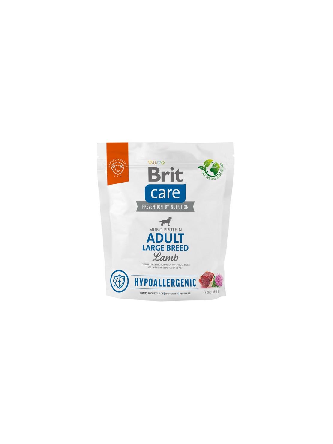 Brit Care Hypoallergenic Adult Large Lamb 1kg