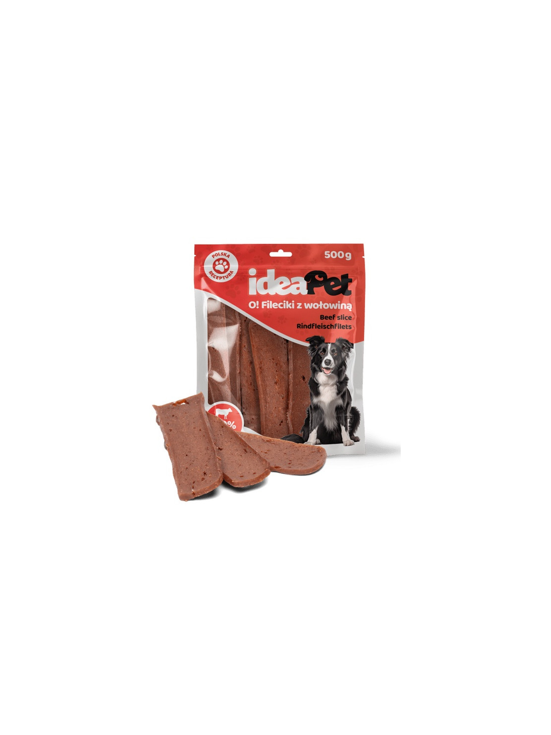 IdeaPet Fileciki z wołowiną 500g