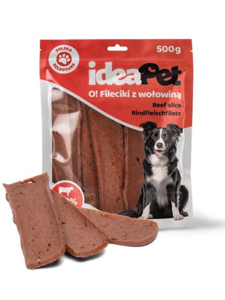 IdeaPet Fileciki z wołowiną 500g