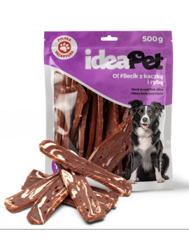 IdeaPet Fileciki z kaczką i rybą 500g