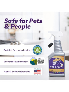 Urine Off Dog & Puppy Odor & Stain Remover - do usuwania plam moczu 118ml
