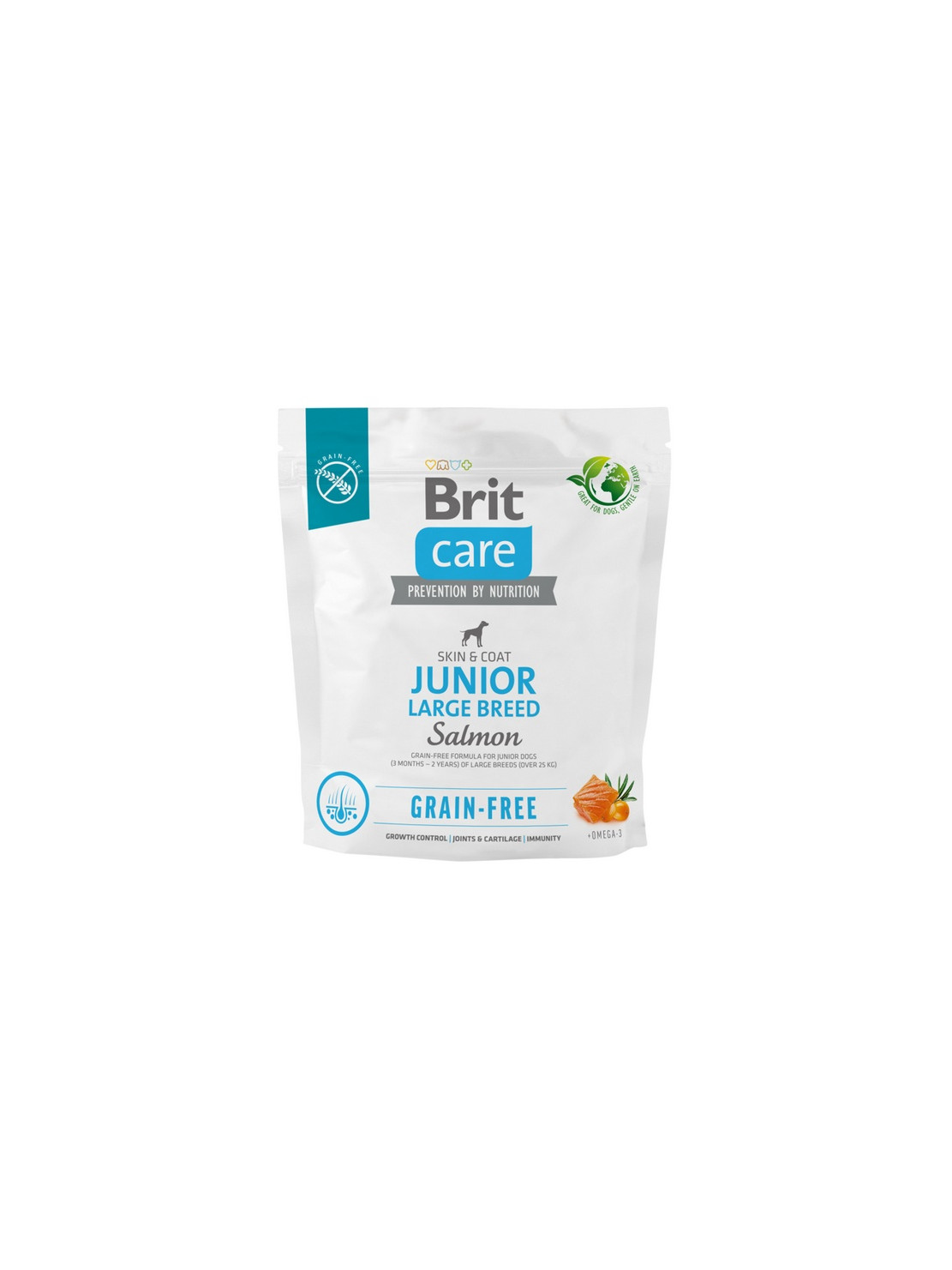 Brit Care Grain Free Junior Large Breed Salmon 1kg