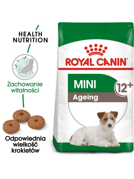 Royal Canin Mini Ageing 12+ karma sucha dla psów dojrzałych po 12 roku życia, ras małych 800g