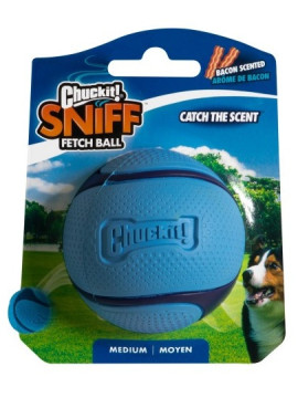 Chuckit! Sniff Fetch Ball Bacon Medium [33207]