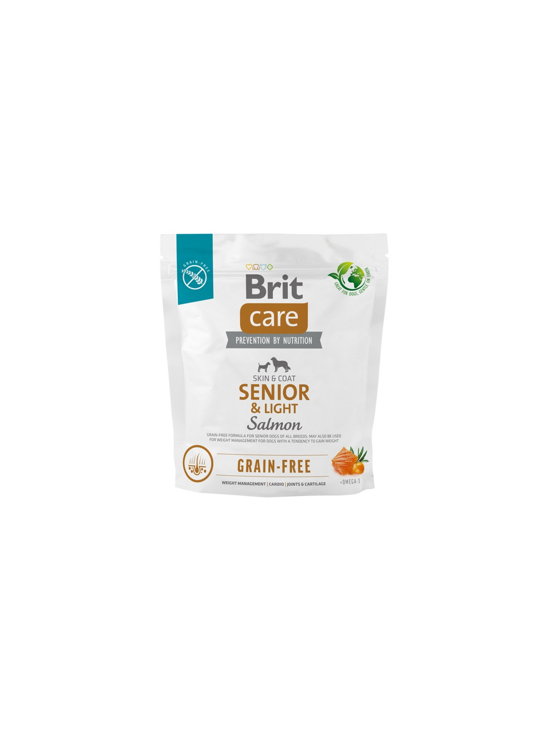 Brit Care Grain Free Senior & Light Salmon 1kg
