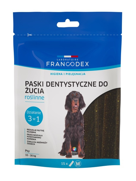 Francodex Paski Dental M 15szt 352,5g [FR179611]