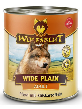 Wolfsblut Dog Wide Plain - konina i bataty puszka 800G