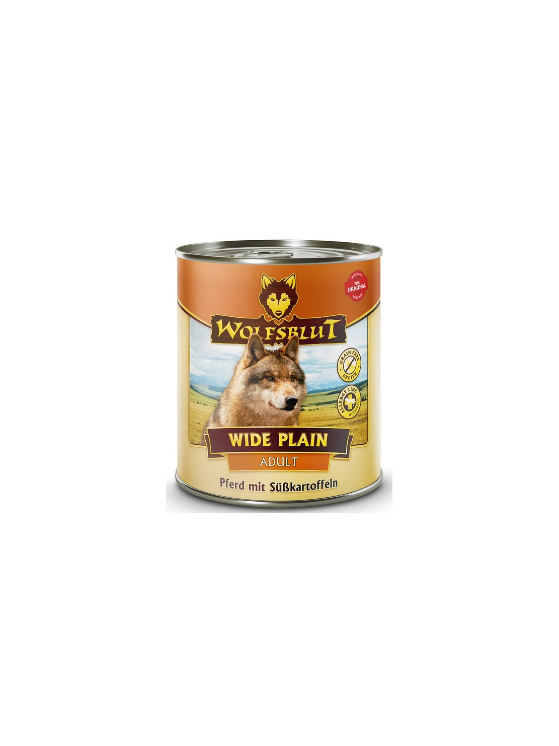 Wolfsblut Dog Wide Plain - konina i bataty puszka 800G