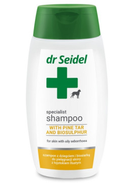 Dr Seidel Szampon dla psów z dziegciem i biosiarką 220ml