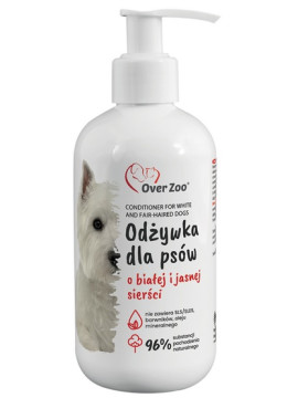 Over Zoo Odżywka dla białej i jasnej sierści 240ml