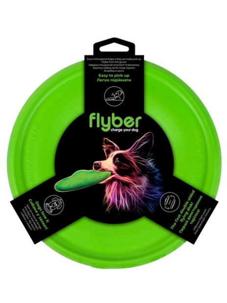 Collar Flyber Latający spodek 22cm jasnozielony