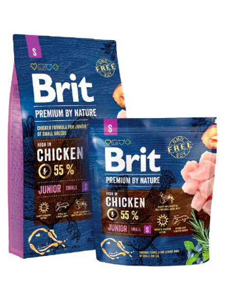 Brit Premium By Nature Junior S Small 1kg