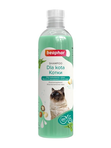 Beaphar Szampon z olejkiem makadamia dla kota 250ml