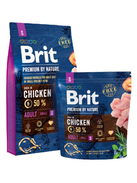 Brit Premium By Nature Adult S Small 1kg