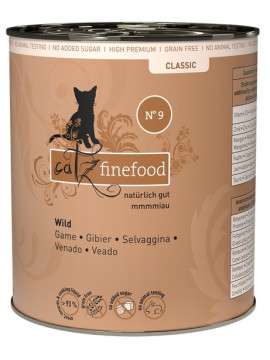 Catz Finefood Classic N.09 Dziczyzna puszka 800g