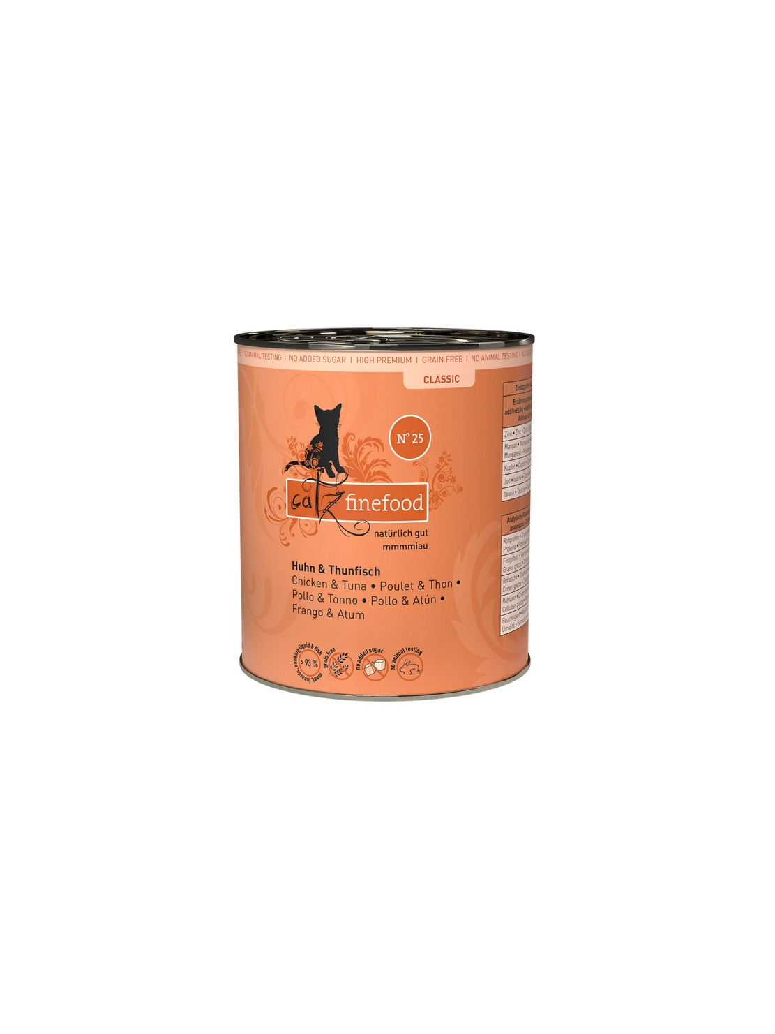 Catz Finefood Classic N.25 Kurczak i Tuńczyk puszka 800g