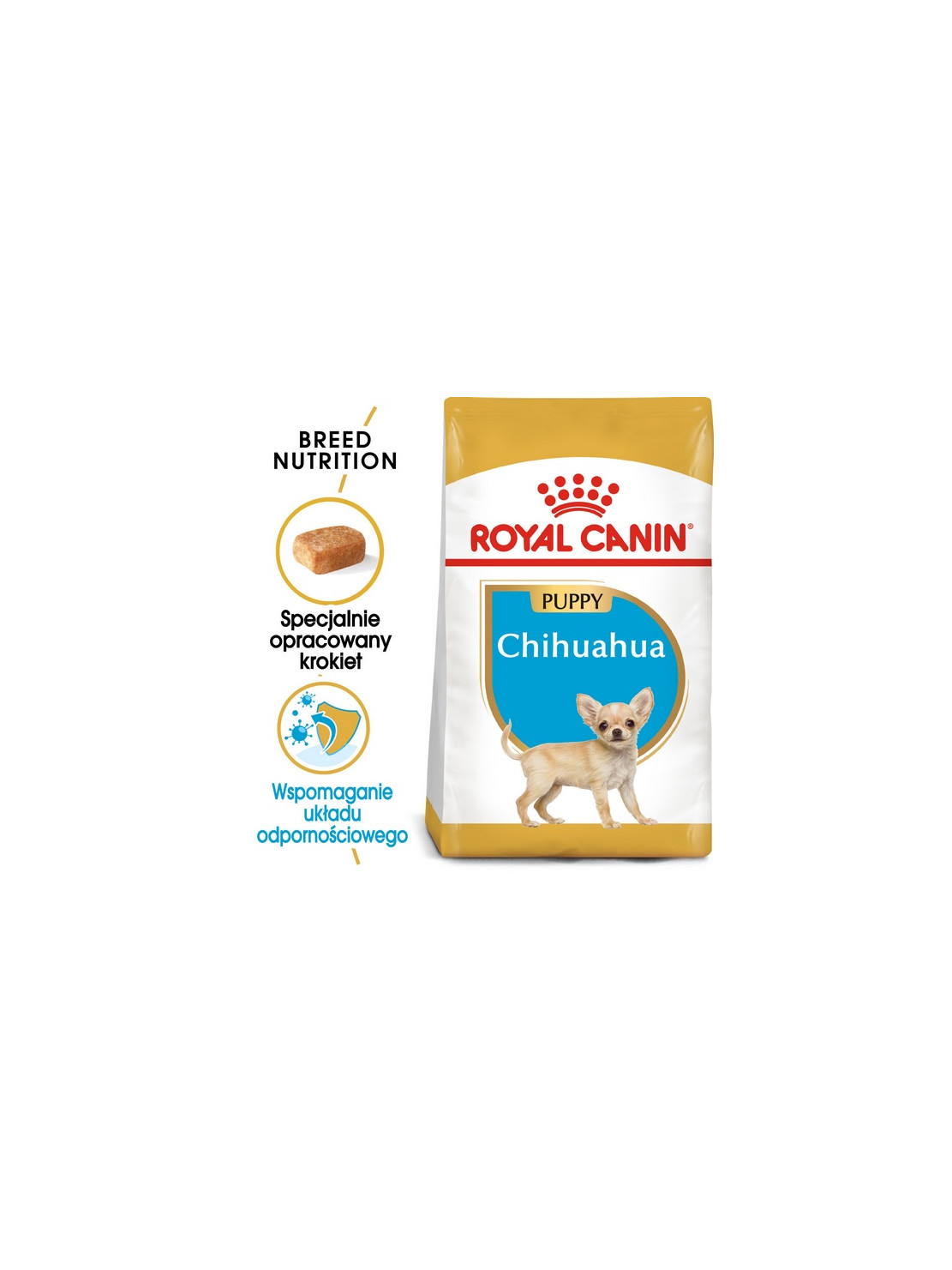 Royal Canin Chihuahua Puppy karma sucha dla szczeniąt do 8 miesiąca, rasy chihuahua 0,5kg