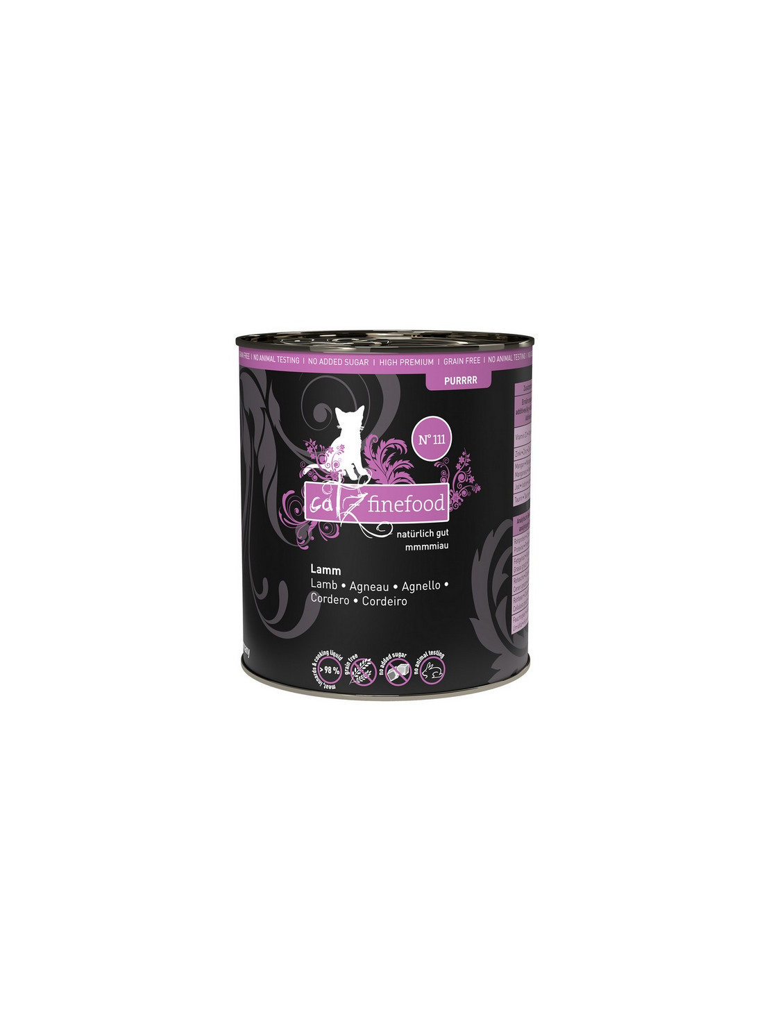 Catz Finefood Purrrr N.111 Jagnięcina puszka 800g