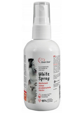 Over Zoo White Spray - płyn usuwający zażółcenia sierści  100ml