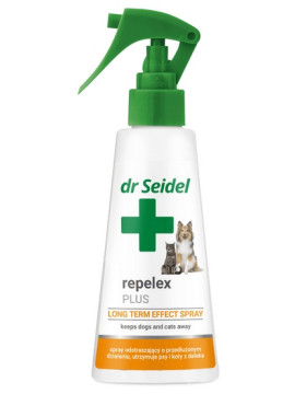 Dr Seidel Repelex Plus - Płyn utrzymujący psy i koty z daleka - spray 100ml