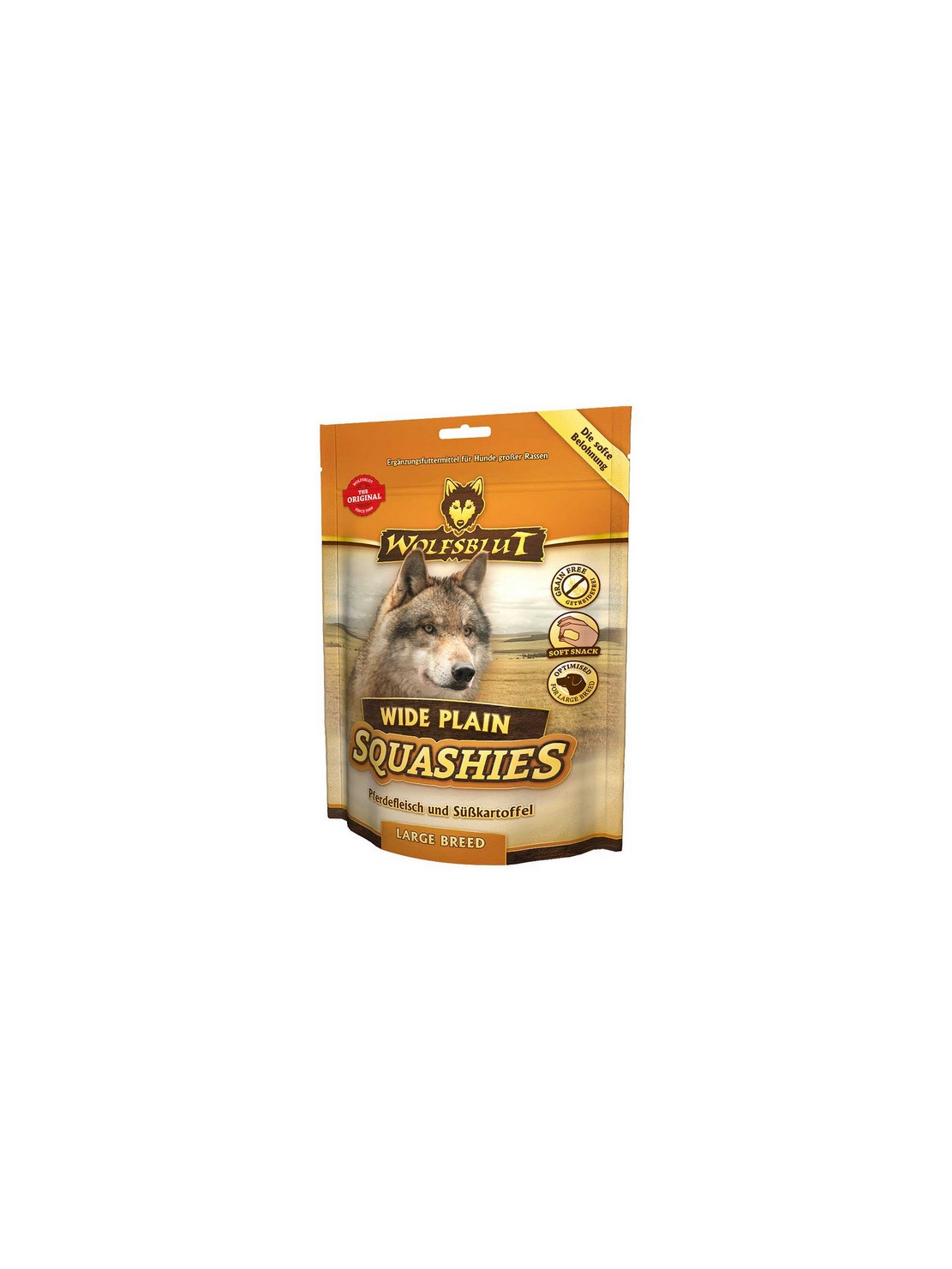 Wolfsblut Dog Squashies Wide Plain Large Breed - konina i bataty 300g