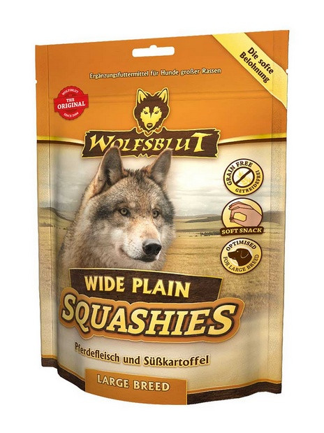 Wolfsblut Dog Squashies Wide Plain Large Breed - konina i bataty 300g
