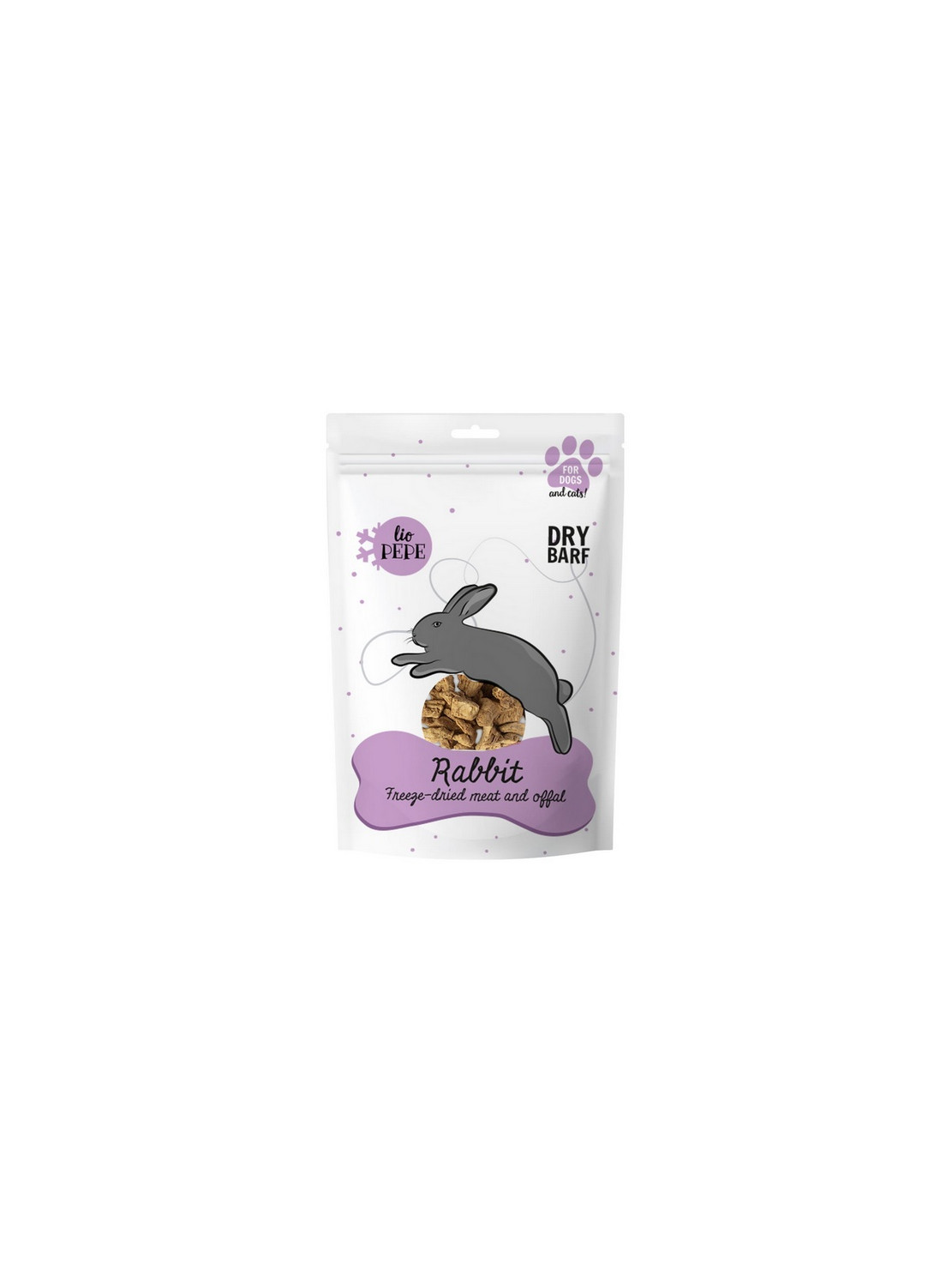 Paka Zwierzaka Lio PEPE Przysmak Rabbit (wątróbka królika) 60g