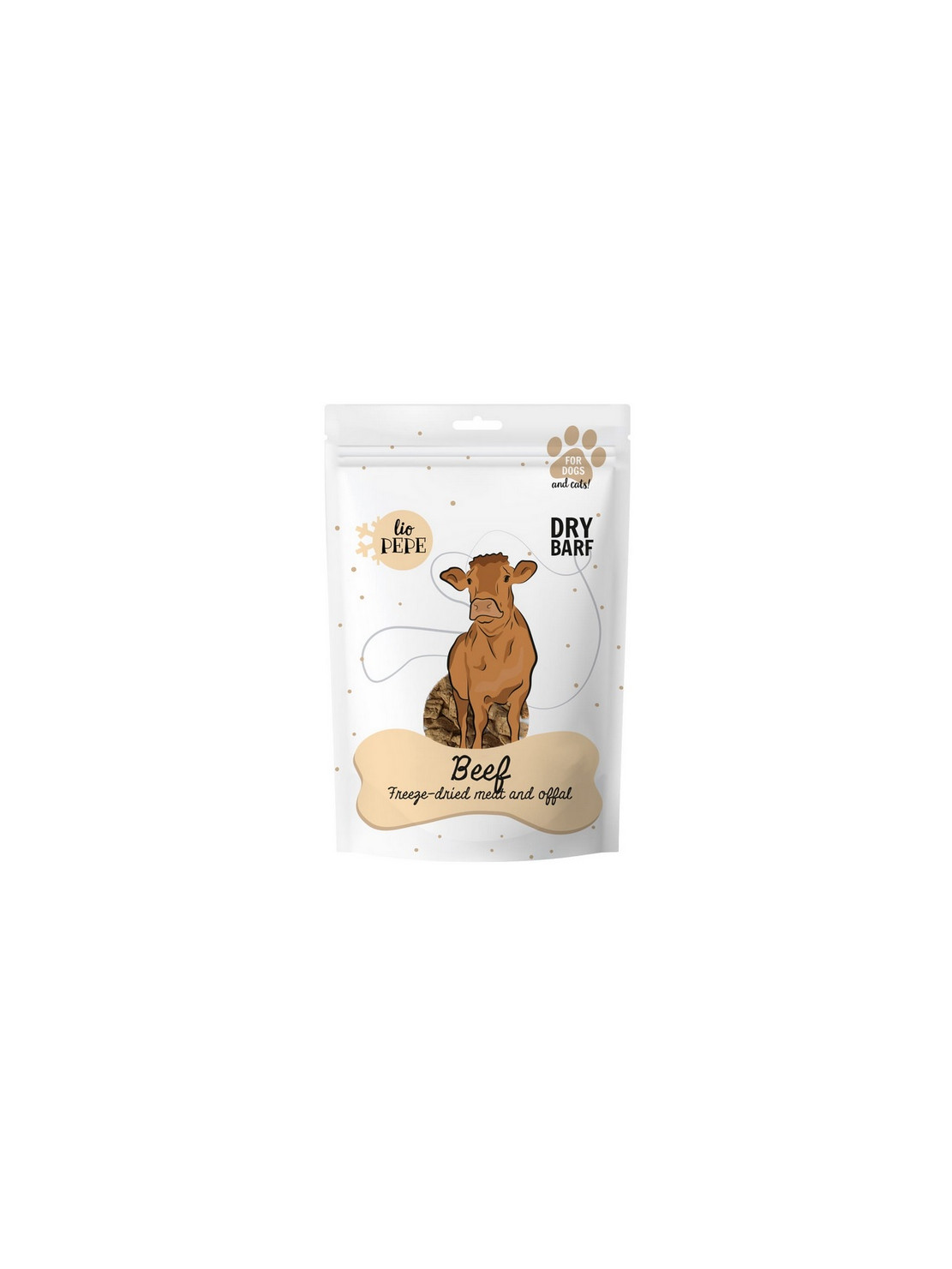 Paka Zwierzaka Lio PEPE Przysmak Beef (mięso wołowe) 60g