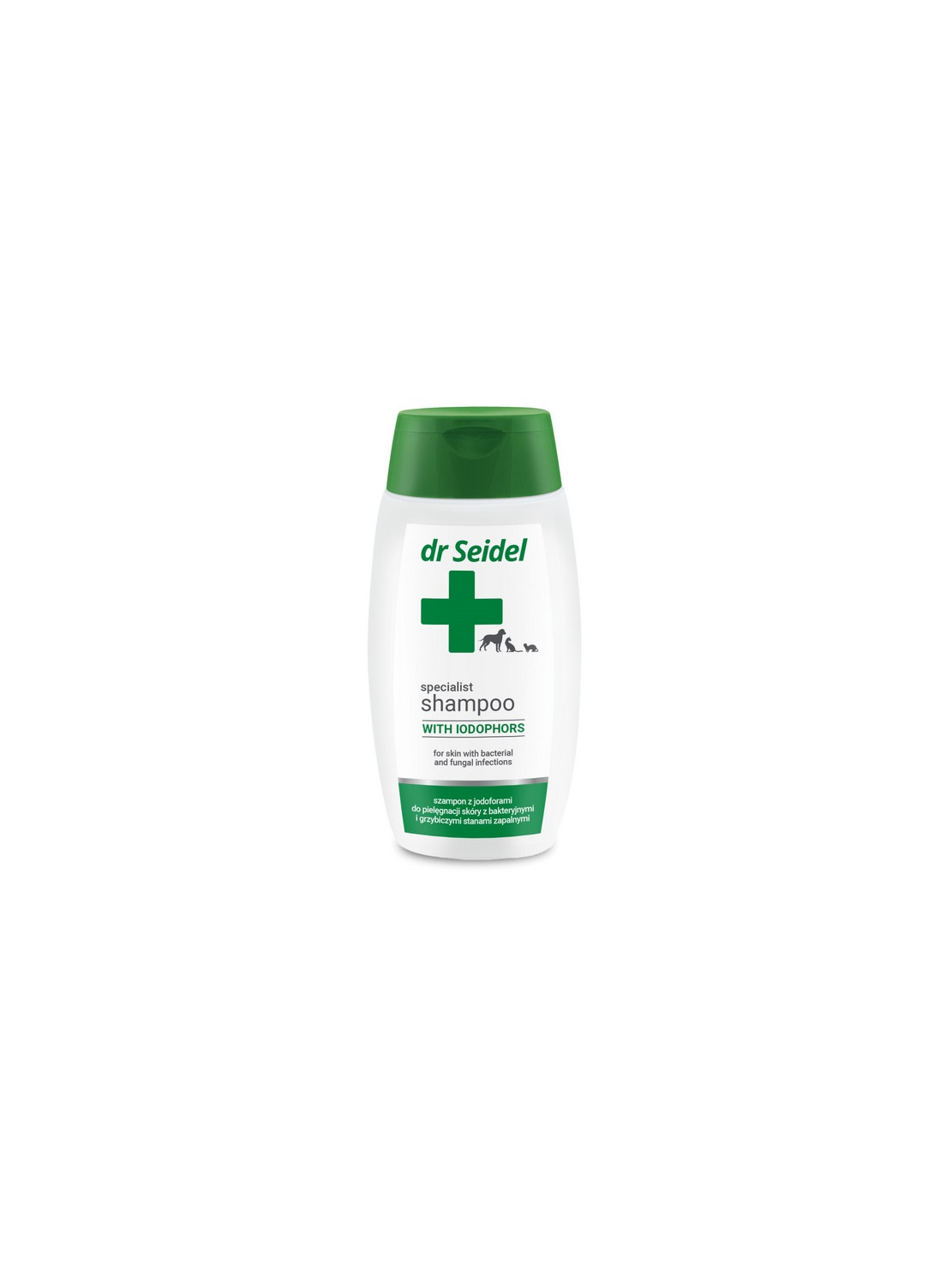 Dr Seidel Szampon dla psów Jodoforowy (również dla kotów i fretek) 220ml