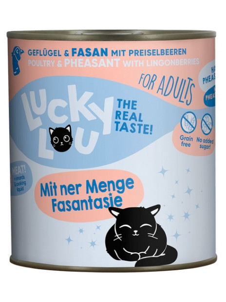 Lucky Lou Lifestage Adult Drób i bażant puszka 800g