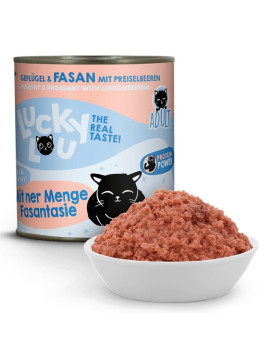 Lucky Lou Lifestage Adult Drób i bażant puszka 800g