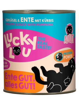 Lucky Lou Lifestage Adult Drób i kaczka puszka 800g