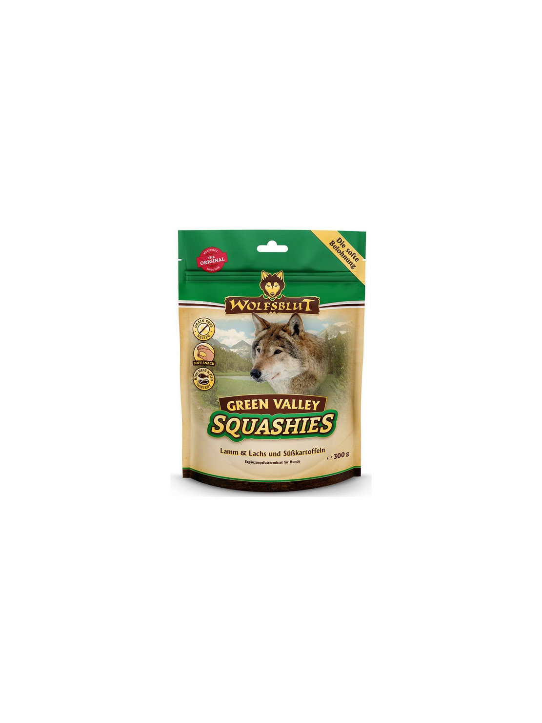 Wolfsblut Dog Squashies Green Valley - jagnięcina, łosoś, bataty 300g