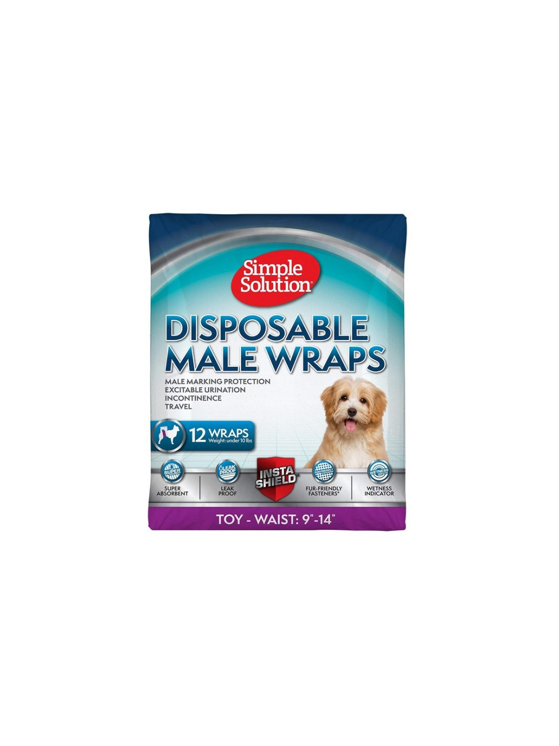 Simple Solution Pieluchy jednorazowe dla psów XS 12szt.