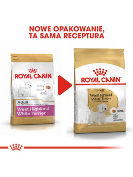 Royal Canin West Highland White Terrier Adult karma sucha dla psów dorosłych rasy west highland white terrier 0,5kg