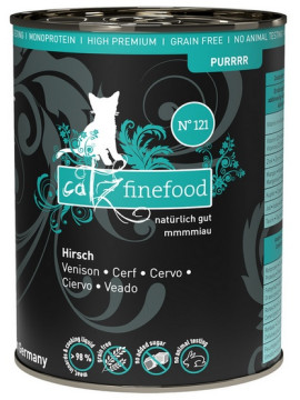 Catz Finefood Purrrr N.121 Jeleń puszka 400g
