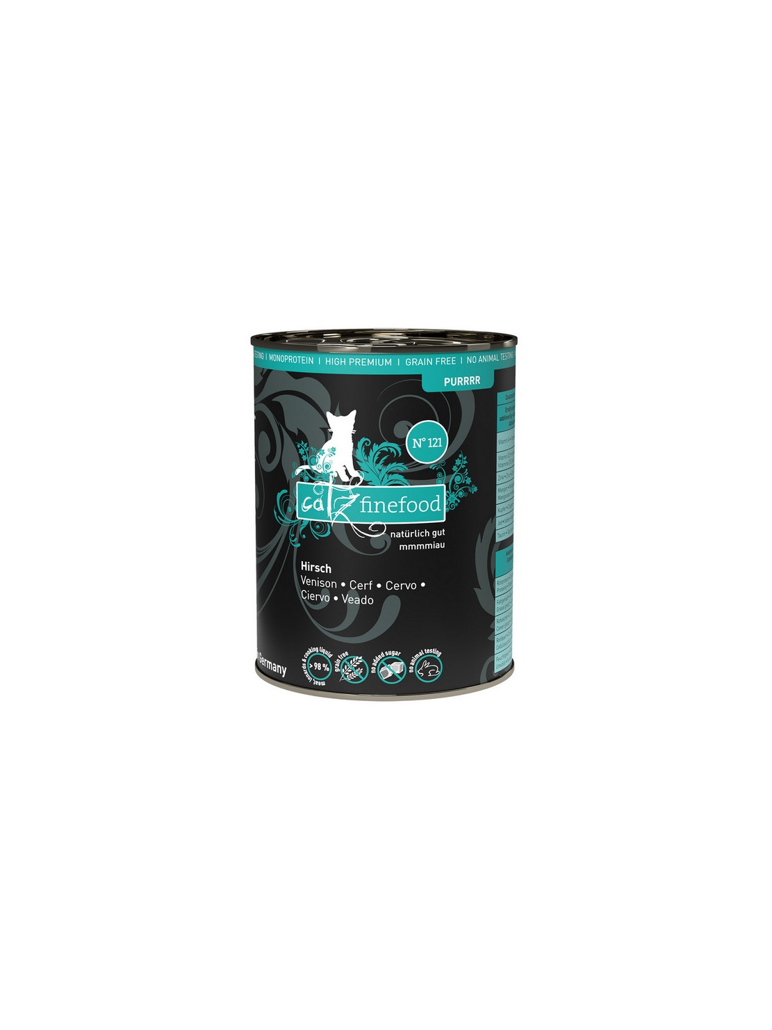 Catz Finefood Purrrr N.121 Jeleń puszka 400g