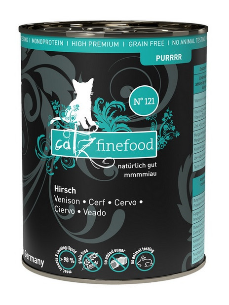 Catz Finefood Purrrr N.121 Jeleń puszka 400g