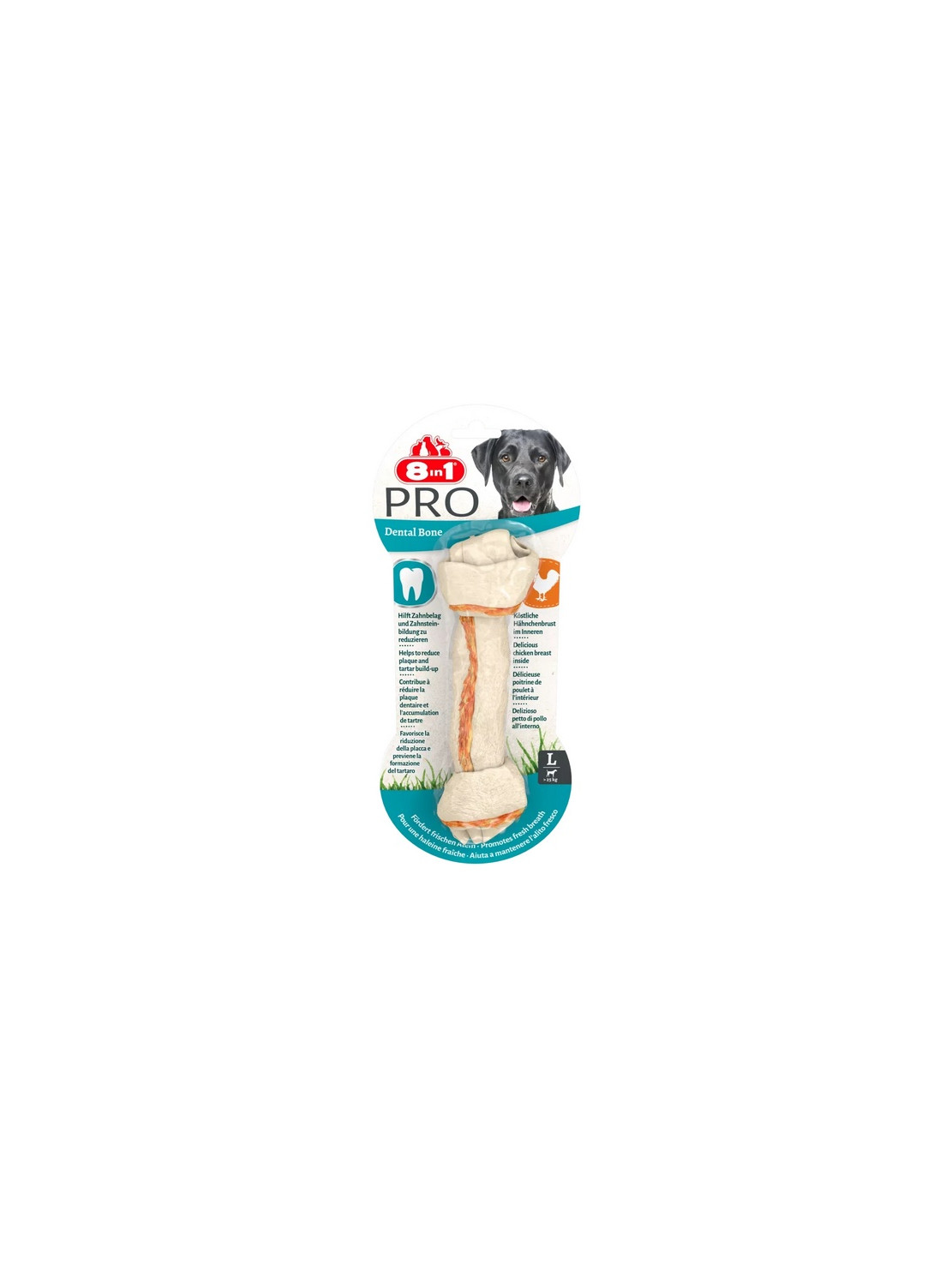 8in1 Dental Delights Bones L