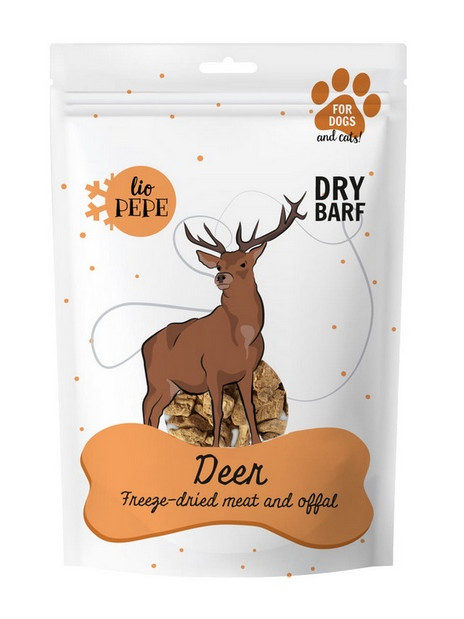 Paka Zwierzaka Lio PEPE Przysmak Deer (mięso jelenia) 60g