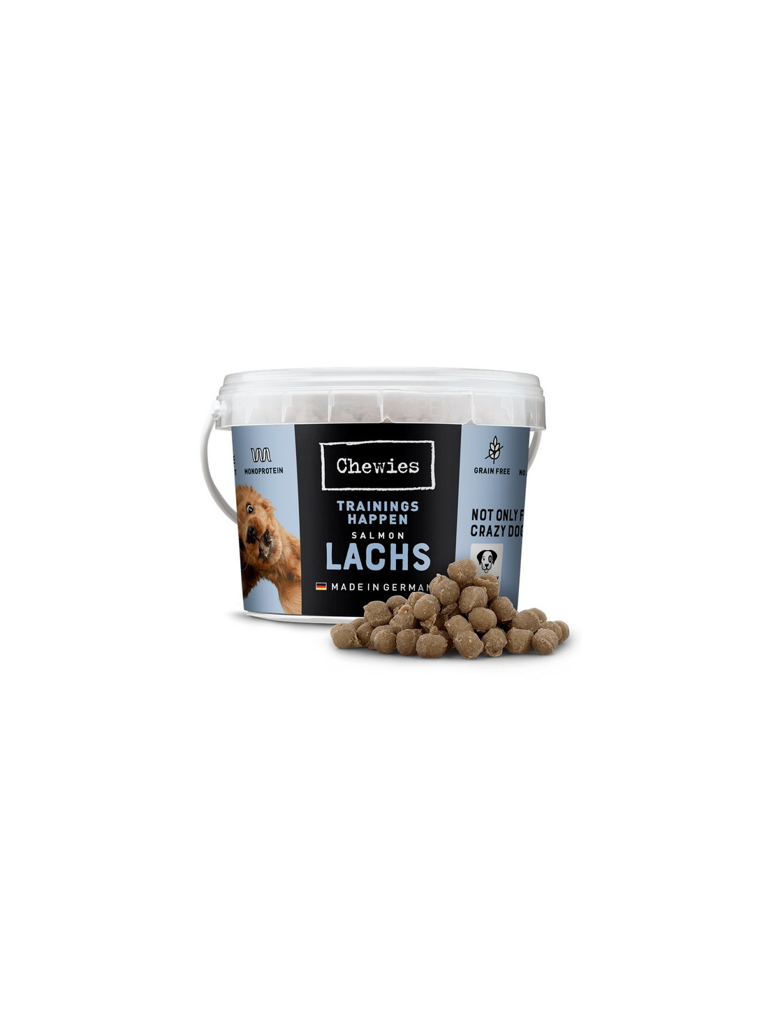 Chewies Trainings-Happen Łosoś wiaderko 300g