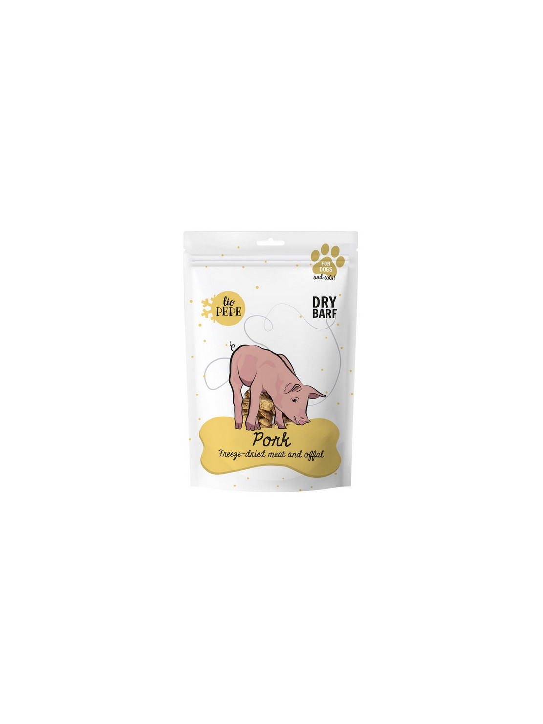 Paka Zwierzaka Lio PEPE Przysmak Pork (Polędwiczka wieprzowa) 60g