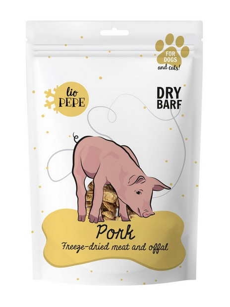 Paka Zwierzaka Lio PEPE Przysmak Pork (Polędwiczka wieprzowa) 60g