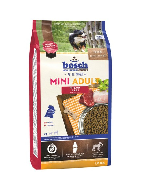 Bosch Mini Adult Lamm & Reis - Jagnięcina i ryż 1kg