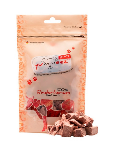 Yummeez Pure Serca wołowe 35g