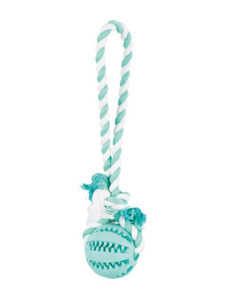 Trixie Piłka Dentafun ze sznurem 7cm/24cm [TX-3299]