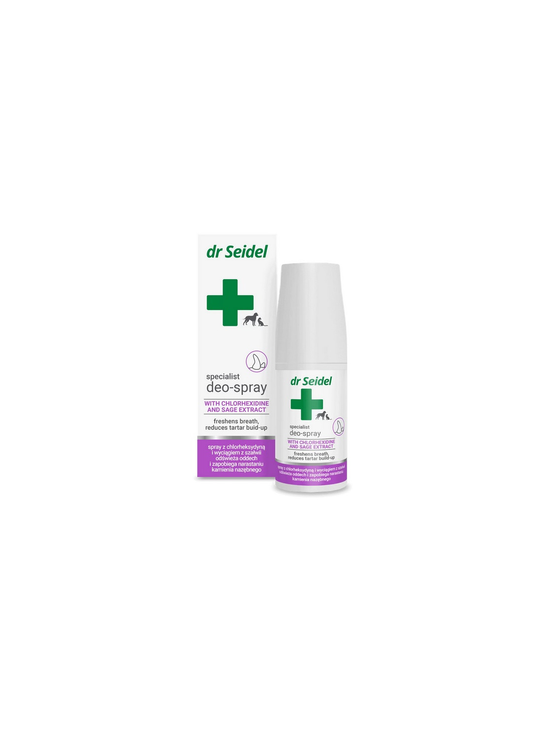 Dr Seidel Deo-Spray z chlorheksydyną - higiena jamy ustnej 50ml